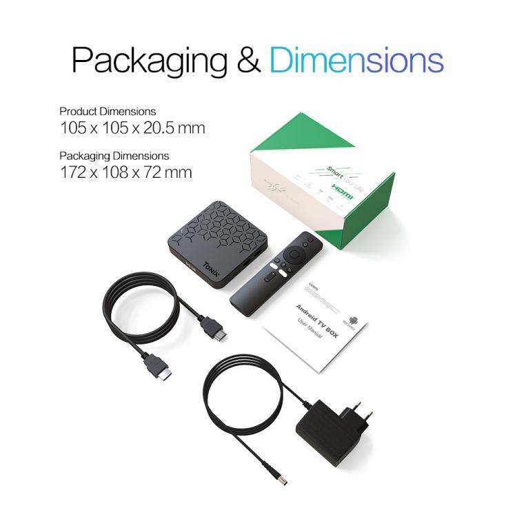 Tanix TX7 8K UHD Android 14 Smart TV Box with Remote Control, 4GB+32GB, Allwinner H728 Octa-Core(UK Plug) - Others by buy2fix | Online Shopping UK | buy2fix