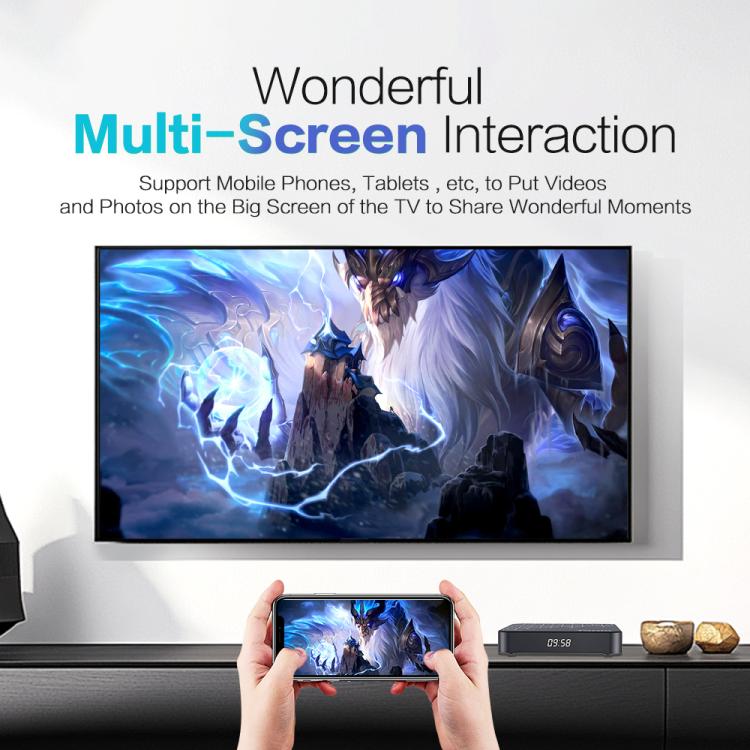 Tanix TX7 8K UHD Android 14 Smart TV Box with Remote Control, 2GB+16GB, Allwinner H728 Octa-Core(US Plug) - Others by buy2fix | Online Shopping UK | buy2fix