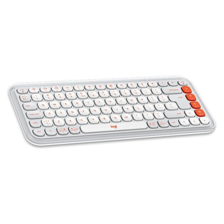Logitech POP ICON KEYS Wireless Bluetooth Keyboard(White) - Wireless Keyboard by Logitech | Online Shopping UK | buy2fix