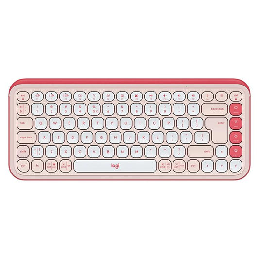 Logitech POP ICON KEYS Wireless Bluetooth Keyboard(Pink) - Wireless Keyboard by Logitech | Online Shopping UK | buy2fix