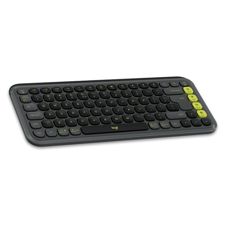 Logitech POP ICON KEYS Wireless Bluetooth Keyboard(Black) - Wireless Keyboard by Logitech | Online Shopping UK | buy2fix