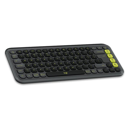 Logitech POP ICON KEYS Wireless Bluetooth Keyboard(Black) - Wireless Keyboard by Logitech | Online Shopping UK | buy2fix