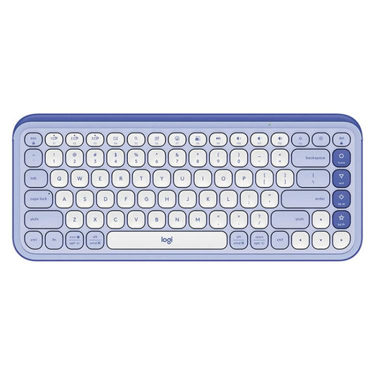 Logitech POP ICON KEYS Wireless Bluetooth Keyboard(Purple) - Wireless Keyboard by Logitech | Online Shopping UK | buy2fix