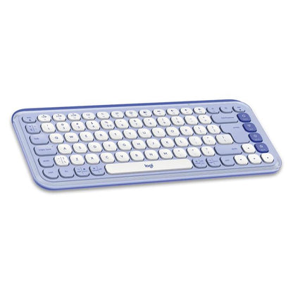 Logitech POP ICON KEYS Wireless Bluetooth Keyboard(Purple) - Wireless Keyboard by Logitech | Online Shopping UK | buy2fix
