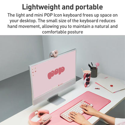 Logitech POP ICON KEYS Wireless Bluetooth Keyboard(Pink) - Wireless Keyboard by Logitech | Online Shopping UK | buy2fix