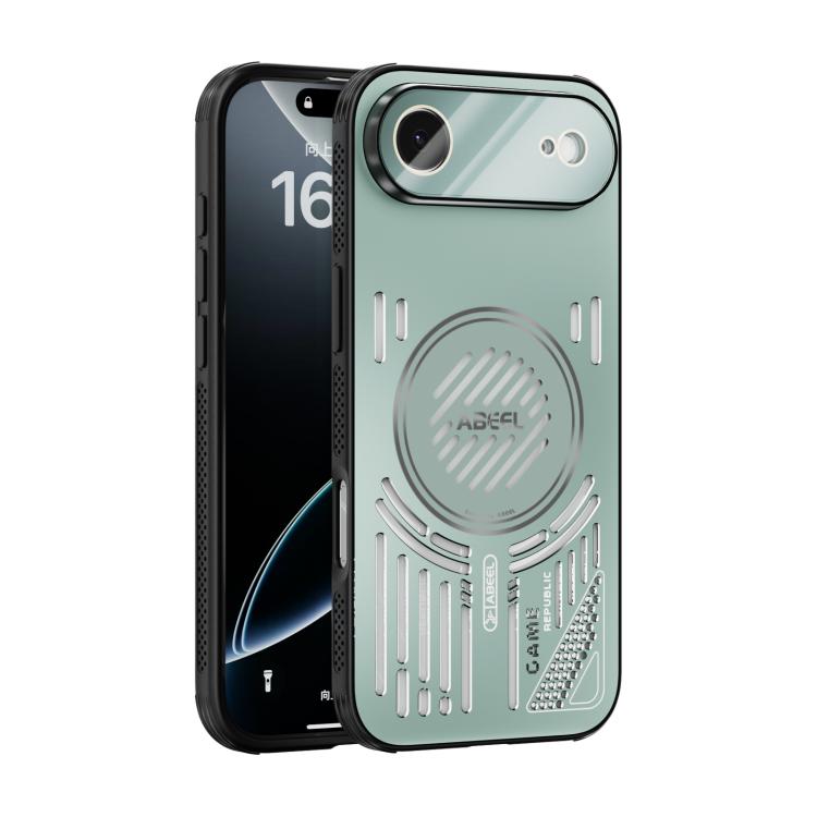 For iPhone Air ABEEL Ice Fox Series Magsafe Heat Sink Cooling Phone Case(Light Green) - iPhone Air Cases by buy2fix | Online Shopping UK | buy2fix