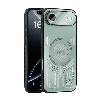 For iPhone Air ABEEL Ice Fox Series Magsafe Heat Sink Cooling Phone Case(Light Green) - iPhone Air Cases by buy2fix | Online Shopping UK | buy2fix
