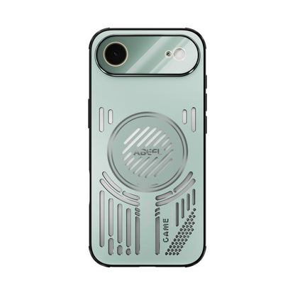 For iPhone Air ABEEL Ice Fox Series Magsafe Heat Sink Cooling Phone Case(Light Green) - iPhone Air Cases by buy2fix | Online Shopping UK | buy2fix