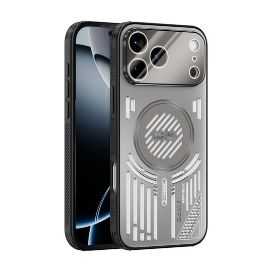 For iPhone 17 Pro Max/18 Pro Max ABEEL Ice Fox Series Magsafe Heat Sink Cooling Phone Case(Titanium Gray)