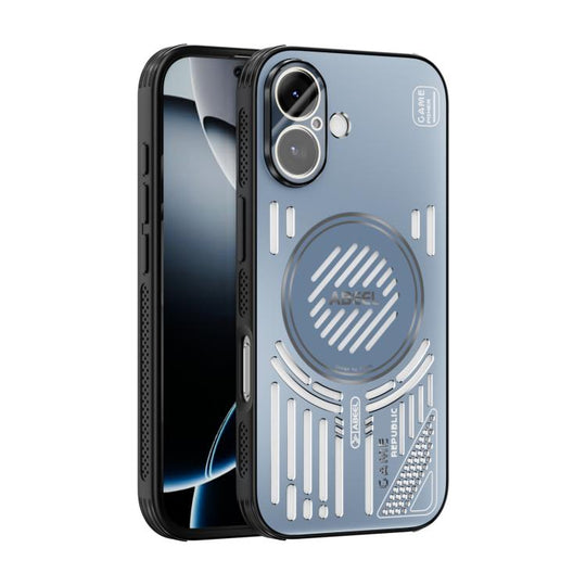 For iPhone 17 ABEEL Ice Fox Series Magsafe Heat Sink Cooling Phone Case(Blue)