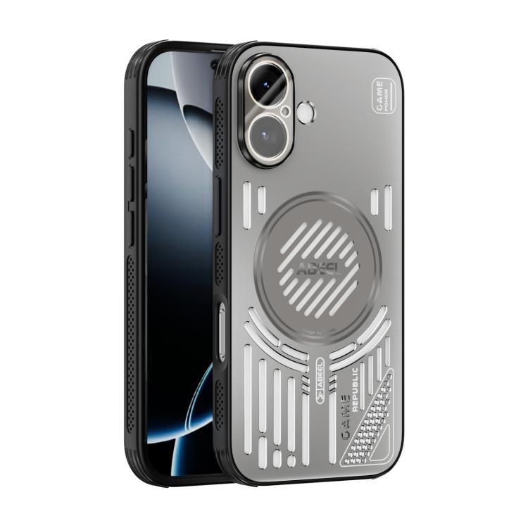 For iPhone 17 ABEEL Ice Fox Series Magsafe Heat Sink Cooling Phone Case(Titanium Gray) - iPhone 17 Cases by buy2fix | Online Shopping UK | buy2fix