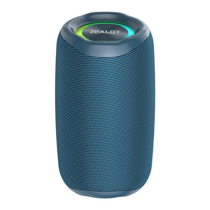 Zealot M2 8W Portable Outdoor RGB Bluetooth Speaker, without Microphone(Blue) - Desktop Speaker by ZEALOT | Online Shopping UK | buy2fix