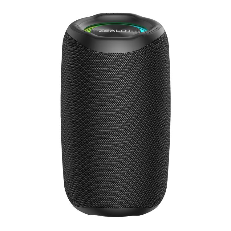 Zealot M2 8W Portable Outdoor RGB Bluetooth Speaker, without Microphone(Black) - Desktop Speaker by ZEALOT | Online Shopping UK | buy2fix