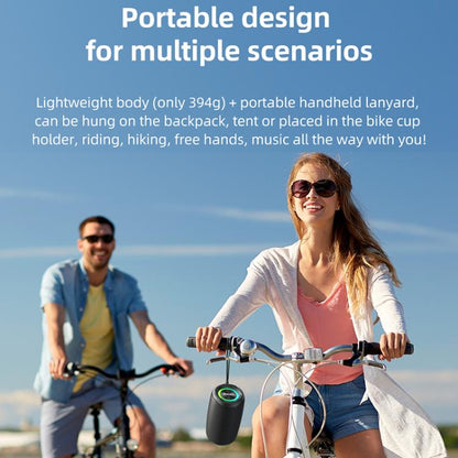 Zealot M2 8W Portable Outdoor RGB Bluetooth Speaker, without Microphone(Blue) - Desktop Speaker by ZEALOT | Online Shopping UK | buy2fix