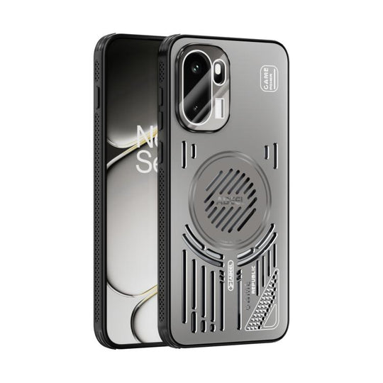 For OnePlus 15R 5G/Ace 6/Ace 6T 5G ABEEL Ice Fox Series Magsafe Heat Sink Cooling Phone Case(Titanium Gray)