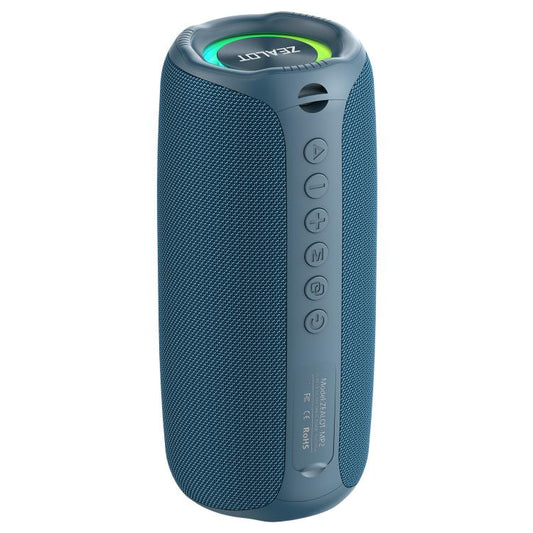 Zealot MP2 20W Portable Outdoor RGB Bluetooth Speaker(Blue) - Desktop Speaker by ZEALOT | Online Shopping UK | buy2fix