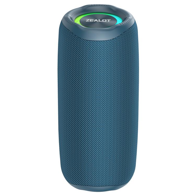 Zealot MP2 20W Portable Outdoor RGB Bluetooth Speaker(Blue) - Desktop Speaker by ZEALOT | Online Shopping UK | buy2fix