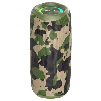 Zealot MP2 20W Portable Outdoor RGB Bluetooth Speaker(Camouflage) - Desktop Speaker by ZEALOT | Online Shopping UK | buy2fix