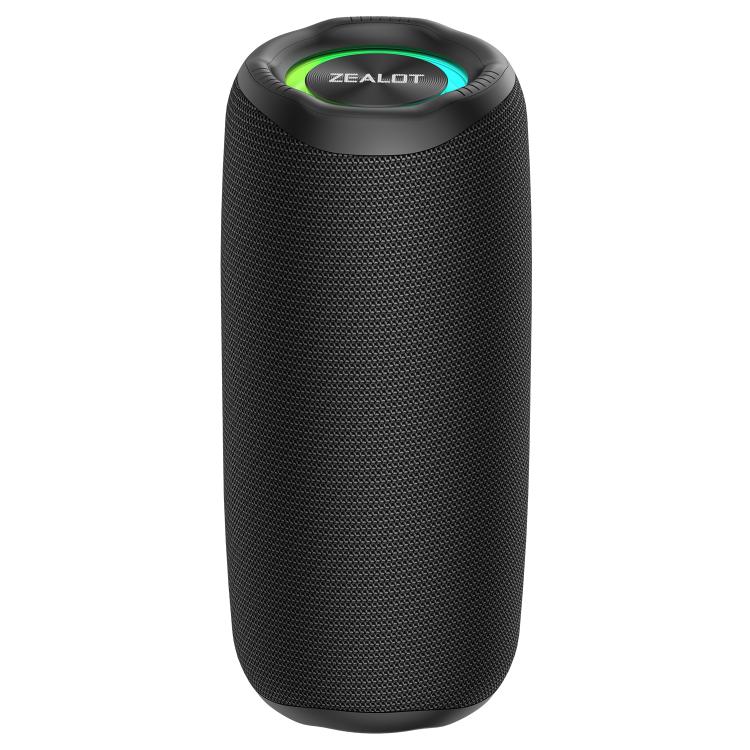 Zealot MP2 20W Portable Outdoor RGB Bluetooth Speaker(Black) - Desktop Speaker by ZEALOT | Online Shopping UK | buy2fix