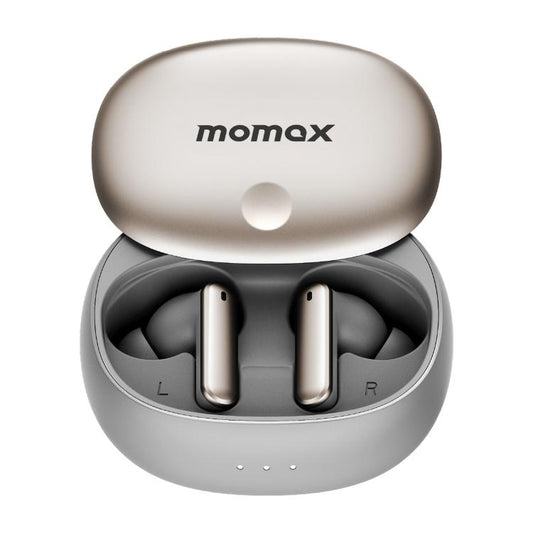 MOMAX 1-Vibe Lite True Wireless Noise Cancelling BT5.4 Earphones(Titanium) - TWS Earphone by MOMAX | Online Shopping UK | buy2fix