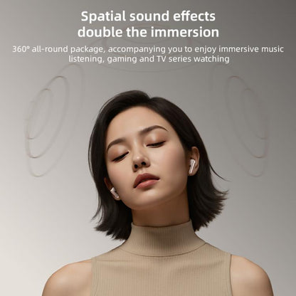 MOMAX 1-Vibe Lite True Wireless Noise Cancelling BT5.4 Earphones(Titanium) - TWS Earphone by MOMAX | Online Shopping UK | buy2fix