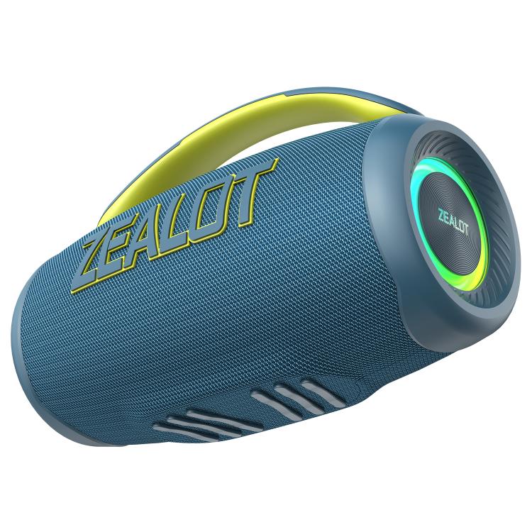 Zealot P12 60W Portable Handheld Outdoor RGB Bluetooth Speaker(Blue) - Desktop Speaker by ZEALOT | Online Shopping UK | buy2fix