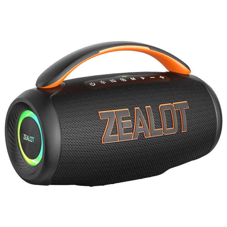 Zealot P12 60W Portable Handheld Outdoor RGB Bluetooth Speaker(Black) - Desktop Speaker by ZEALOT | Online Shopping UK | buy2fix