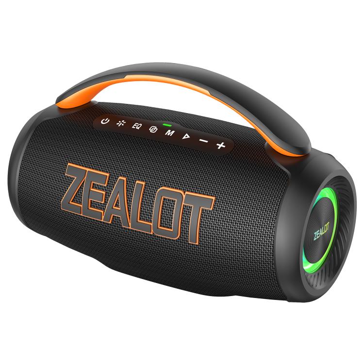 Zealot P12 60W Portable Handheld Outdoor RGB Bluetooth Speaker(Black) - Desktop Speaker by ZEALOT | Online Shopping UK | buy2fix