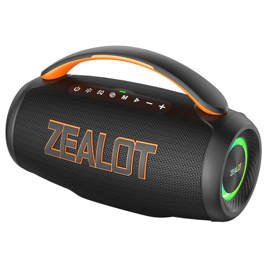 Zealot P12 60W Portable Handheld Outdoor RGB Bluetooth Speaker(Black) - Desktop Speaker by ZEALOT | Online Shopping UK | buy2fix