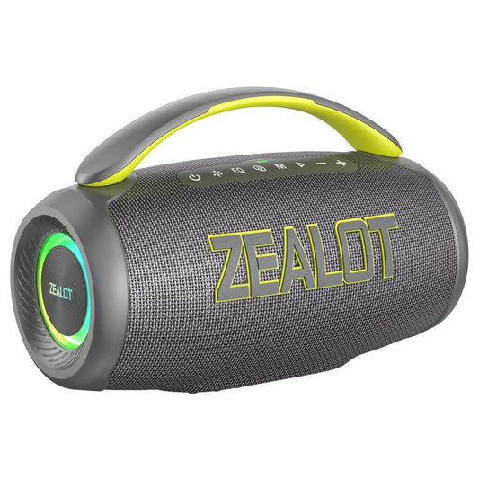 Zealot P12 60W Portable Handheld Outdoor RGB Bluetooth Speaker(Grey) - Desktop Speaker by ZEALOT | Online Shopping UK | buy2fix