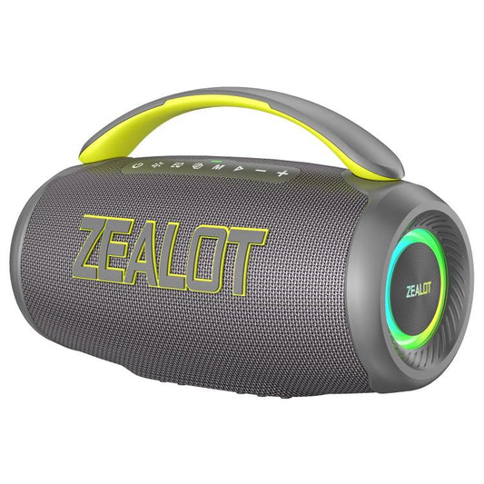 Zealot P12 60W Portable Handheld Outdoor RGB Bluetooth Speaker(Grey) - Desktop Speaker by ZEALOT | Online Shopping UK | buy2fix