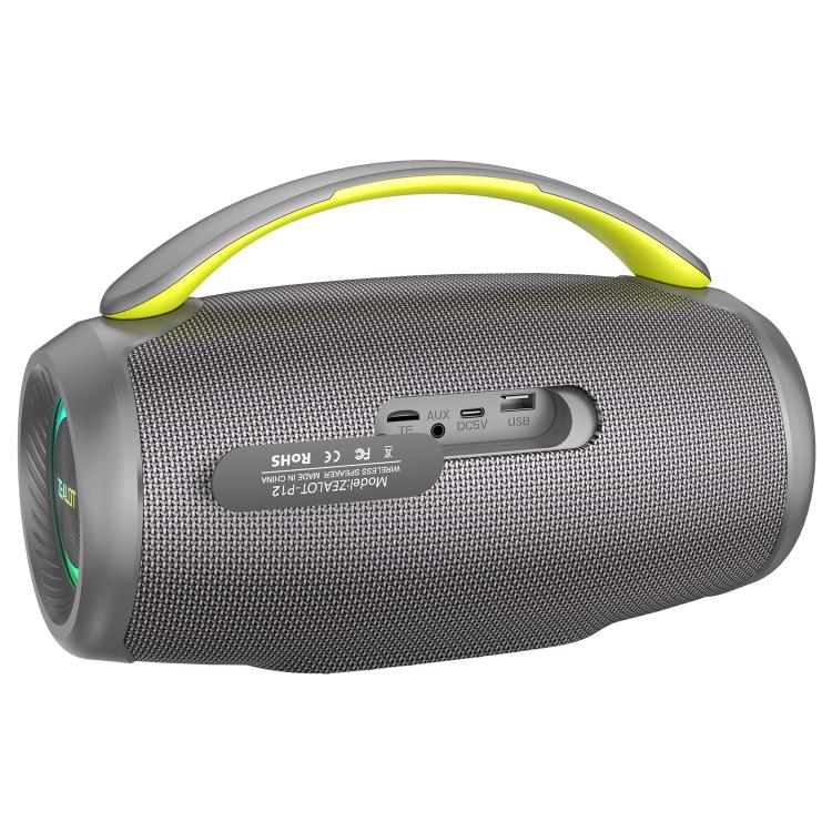 Zealot P12 60W Portable Handheld Outdoor RGB Bluetooth Speaker(Grey) - Desktop Speaker by ZEALOT | Online Shopping UK | buy2fix