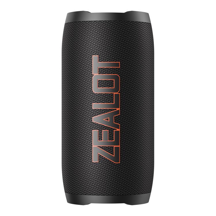 Zealot S76 50W Portable Outdoor RGB Bluetooth Speaker, Type:with 2pcs Microphones(Black) - Desktop Speaker by ZEALOT | Online Shopping UK | buy2fix