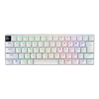 Logitech G PRO X 60 LIGHTSPEED Wireless Gaming Keyboard, GX-L Optical Switches(White) - Wireless Keyboard by Logitech | Online Shopping UK | buy2fix