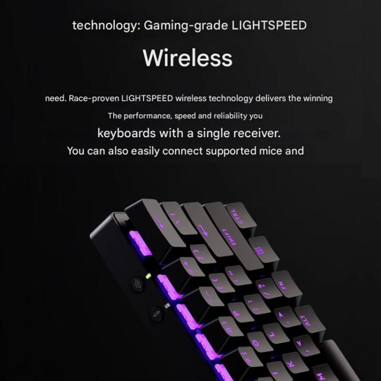 Logitech G PRO X 60 LIGHTSPEED Wireless Gaming Keyboard, GX-T Optical Switches(Pink) - Wireless Keyboard by Logitech | Online Shopping UK | buy2fix