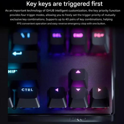 Logitech G PRO X TKL RAPID Magnetic Switches Wireless Gaming Keyboard(Black) - Wireless Keyboard by Logitech | Online Shopping UK | buy2fix