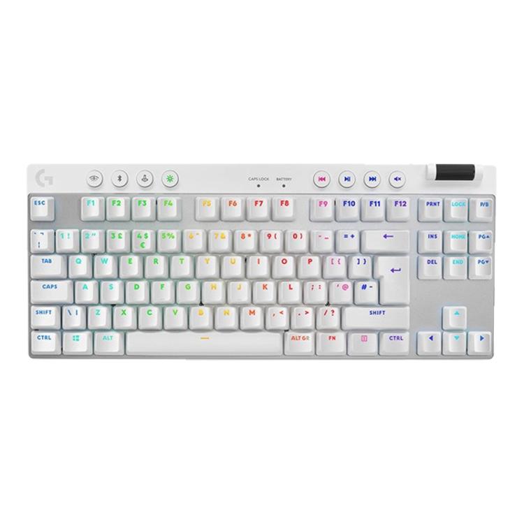 Logitech G PRO X TKL Wireless Gaming Keyboard, GX-T Mechanical Switches(White) - Wireless Keyboard by Logitech | Online Shopping UK | buy2fix