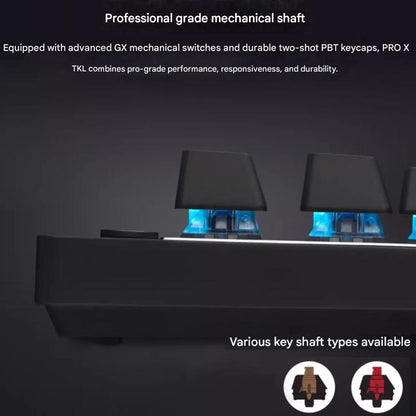 Logitech G PRO X TKL Wireless Gaming Keyboard, GX-T Mechanical Switches(Black) - Wireless Keyboard by Logitech | Online Shopping UK | buy2fix