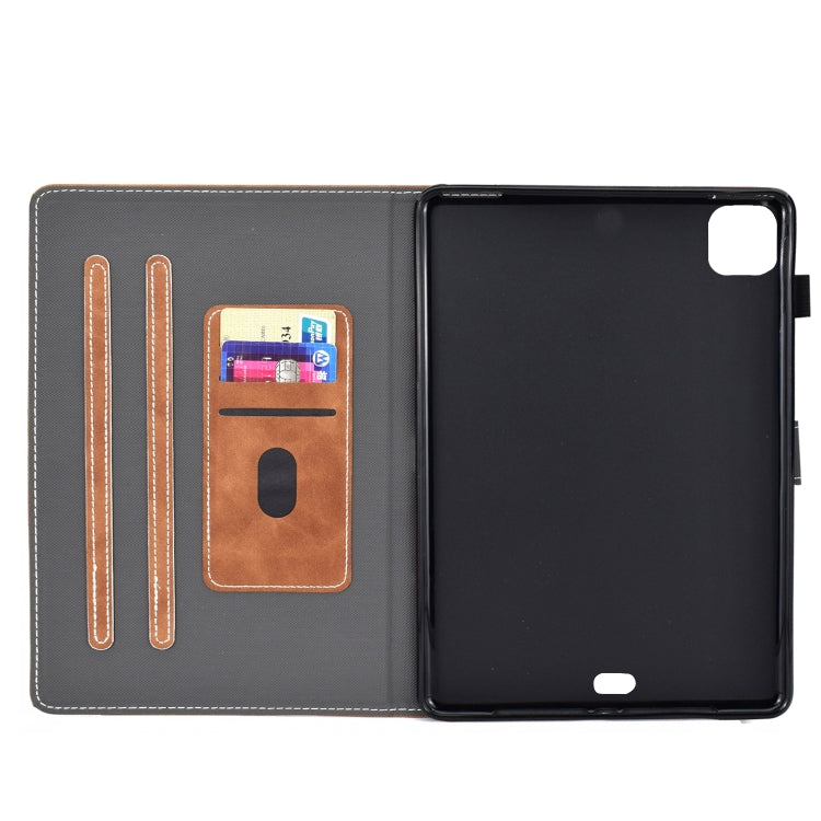 For iPad Air 2022 / 2020 10.9 Panda Embossing Pattern Horizontal Flip PU Leather Case with Holder & Card Slot & Anti-skid Strip(Brown) - iPad Air (2022) / (2020) 10.9 Cases by buy2fix | Online Shopping UK | buy2fix
