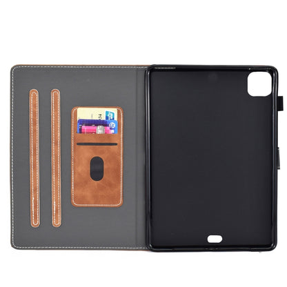 For iPad Air 2022 / 2020 10.9 Panda Embossing Pattern Horizontal Flip PU Leather Case with Holder & Card Slot & Anti-skid Strip(Brown) - iPad Air (2022) / (2020) 10.9 Cases by buy2fix | Online Shopping UK | buy2fix