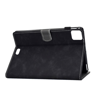 For iPad Air 2022 / 2020 10.9 Panda Embossing Pattern Horizontal Flip PU Leather Case with Holder & Card Slot & Anti-skid Strip(Black) - iPad Air (2022) / (2020) 10.9 Cases by buy2fix | Online Shopping UK | buy2fix