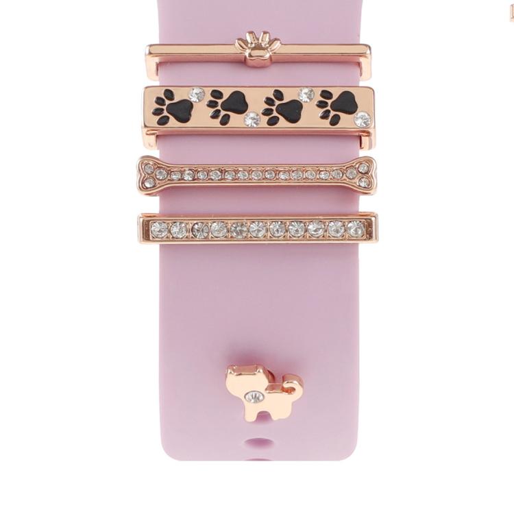 Smart Watch Band Decorative Ring Metal Accessories(Dog Paw) - Watch Decorations by buy2fix | Online Shopping UK | buy2fix