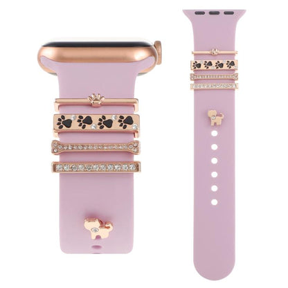 Smart Watch Band Decorative Ring Metal Accessories(Dog Paw) - Watch Decorations by buy2fix | Online Shopping UK | buy2fix