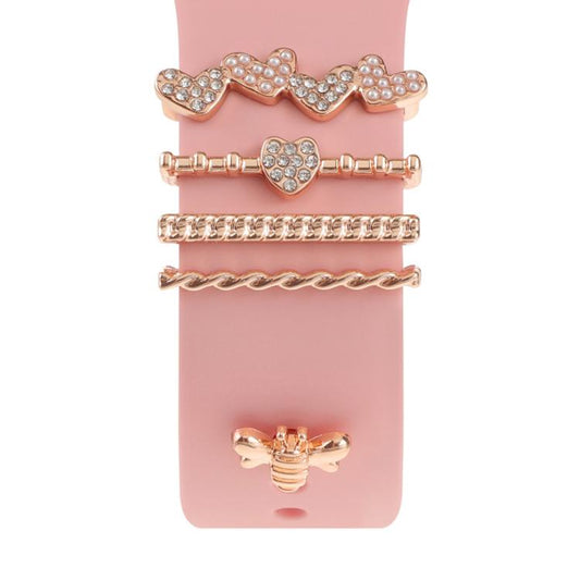 Smart Watch Band Decorative Ring Metal Accessories(Bee) - Watch Decorations by buy2fix | Online Shopping UK | buy2fix