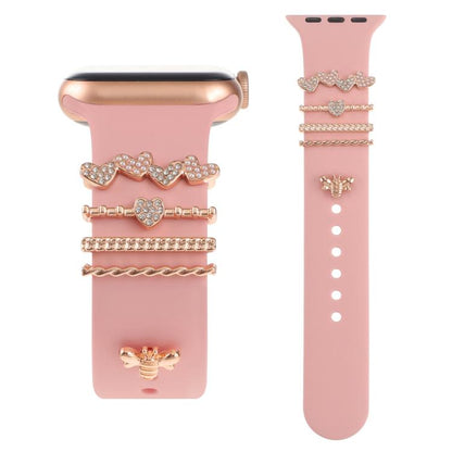 Smart Watch Band Decorative Ring Metal Accessories(Bee) - Watch Decorations by buy2fix | Online Shopping UK | buy2fix