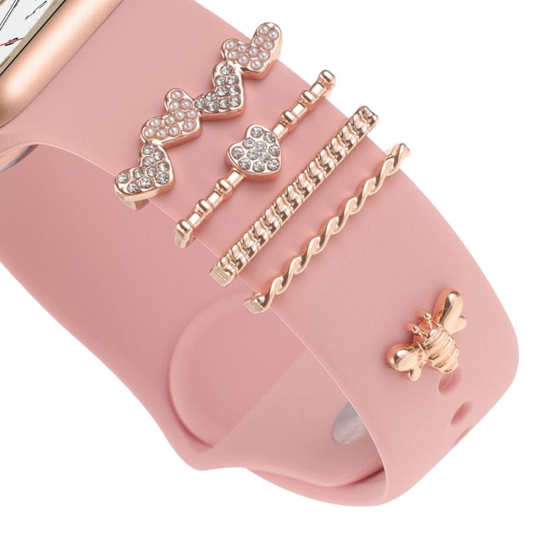 Smart Watch Band Decorative Ring Metal Accessories(Bee) - Watch Decorations by buy2fix | Online Shopping UK | buy2fix