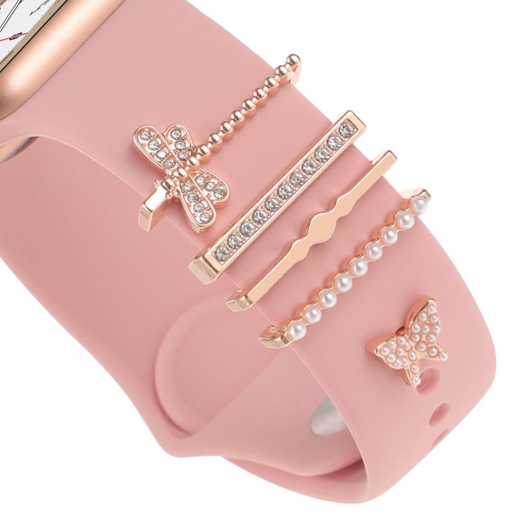 Smart Watch Band Decorative Ring Metal Accessories(Dragonfly Butterfly) - Watch Decorations by buy2fix | Online Shopping UK | buy2fix