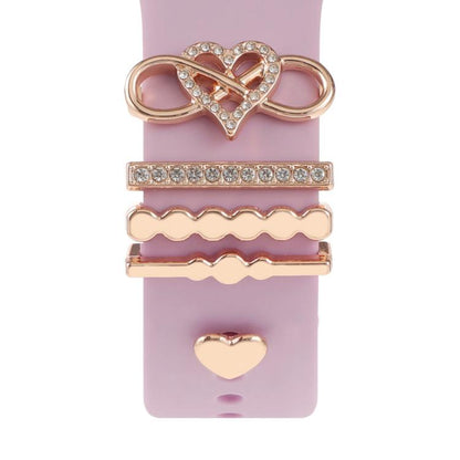 Smart Watch Band Decorative Ring Metal Accessories(Infinite Love) - Watch Decorations by buy2fix | Online Shopping UK | buy2fix