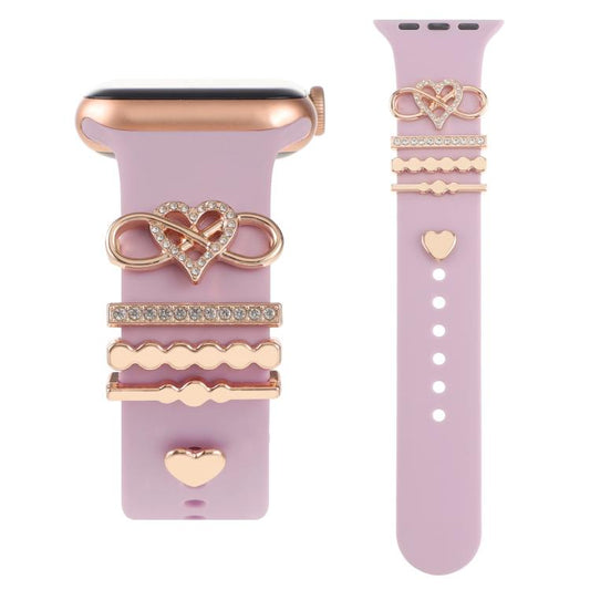Smart Watch Band Decorative Ring Metal Accessories(Infinite Love) - Watch Decorations by buy2fix | Online Shopping UK | buy2fix