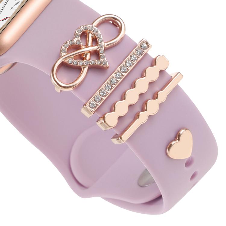 Smart Watch Band Decorative Ring Metal Accessories(Infinite Love) - Watch Decorations by buy2fix | Online Shopping UK | buy2fix